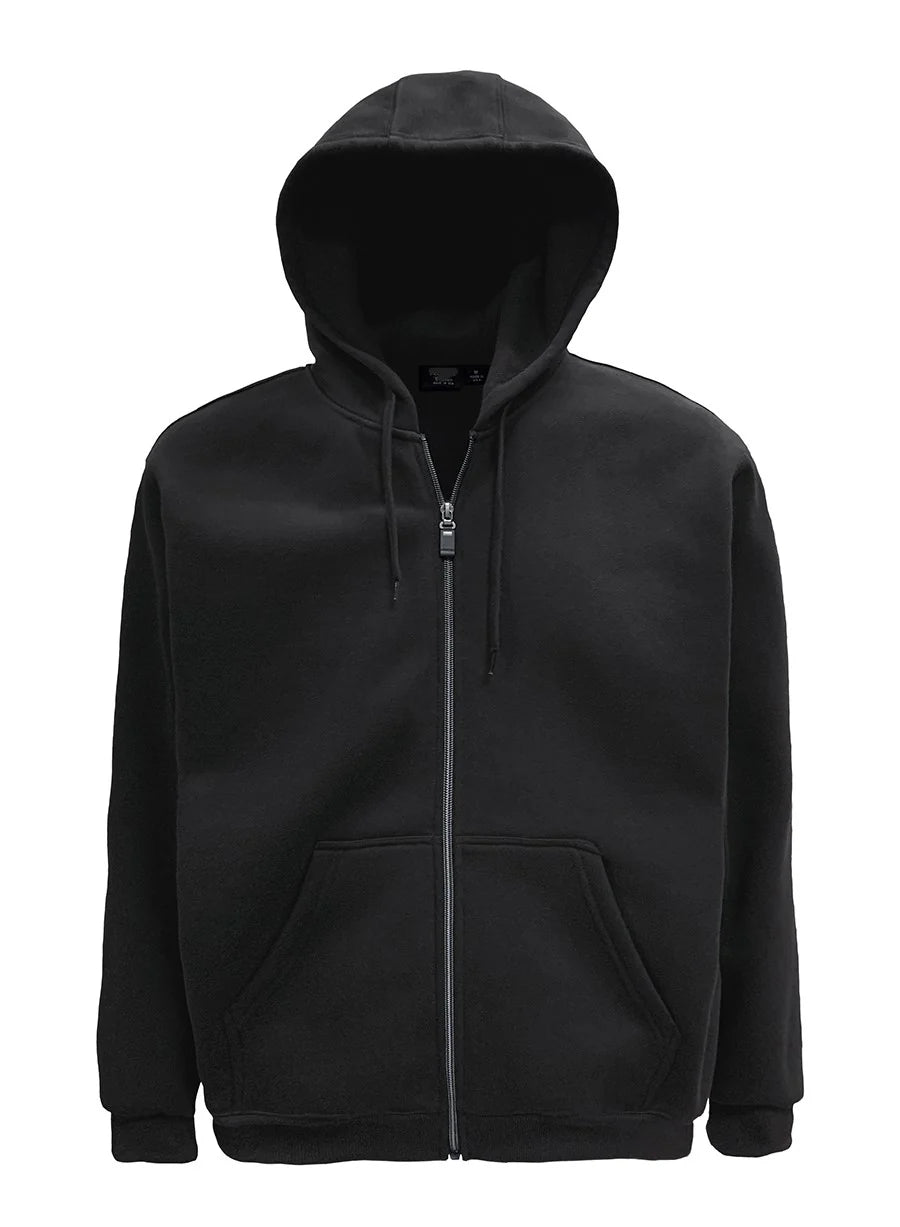 THARVEN Men's Full-Zip Hooded Sweatshirt
